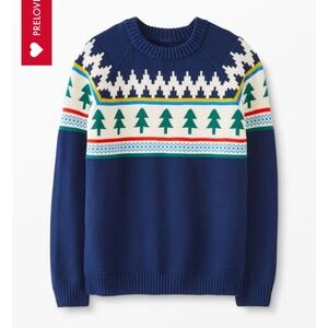 Hanna Andersson Holiday Fair Isle Sweater, sz M